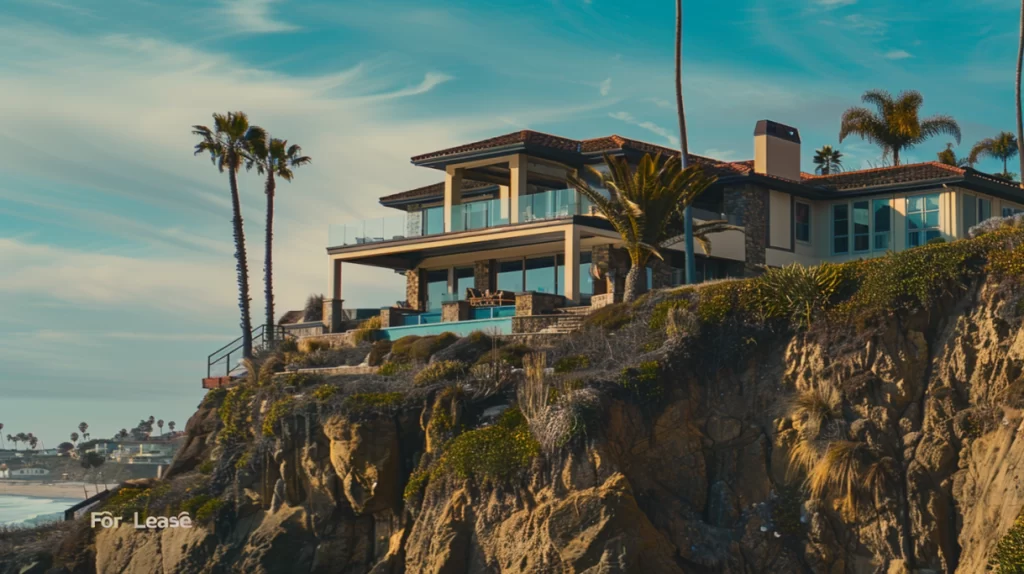 nadventr cinematic view of a Dana Point house on the cliff with 63470a83 0008 4212 aff8 fa47ffb85693