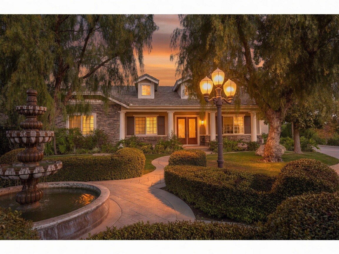 1601 Nabil Cir, Corona CA — evening exterior
